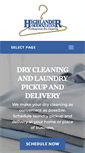 Mobile Screenshot of highlandercleaners.com